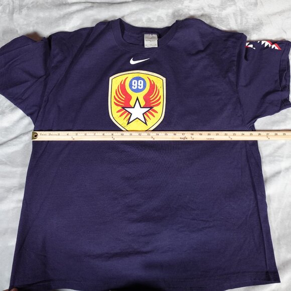 Vintage Nike Warhawk Military Style T Shirt Mens XL Oversized Center Swoosh Y2K - Picture 6 of 7